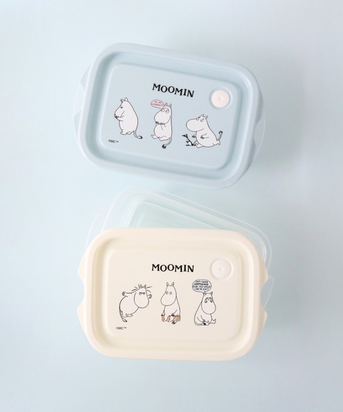 MOOMIN（ムーミン） 弁当箱 ユニークフェイス シールボックスM 2P