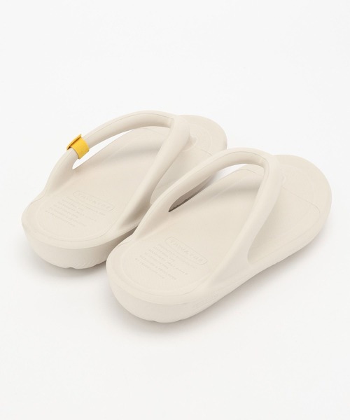 「TAW&TOE」 フラットサンダル フリー チャコール レディース_画像4