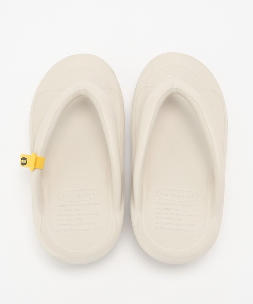 「TAW&TOE」 フラットサンダル フリー チャコール レディース_画像7