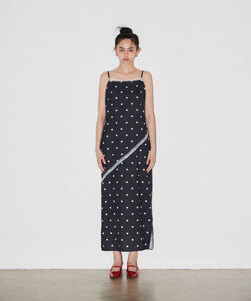 パーティードレス ドレス ドットレイヤードドレス / dot layered dress