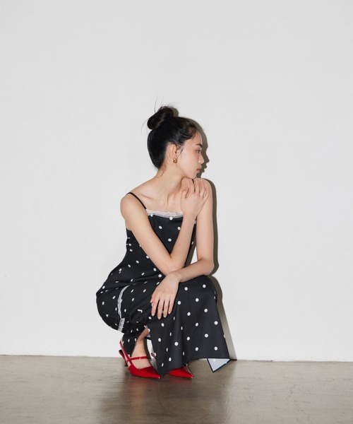 パーティードレス ドレス ドットレイヤードドレス / dot layered dress