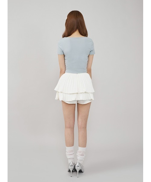 Darich（ダーリッチ） 半袖Tシャツ FREE サックスブルー レディース