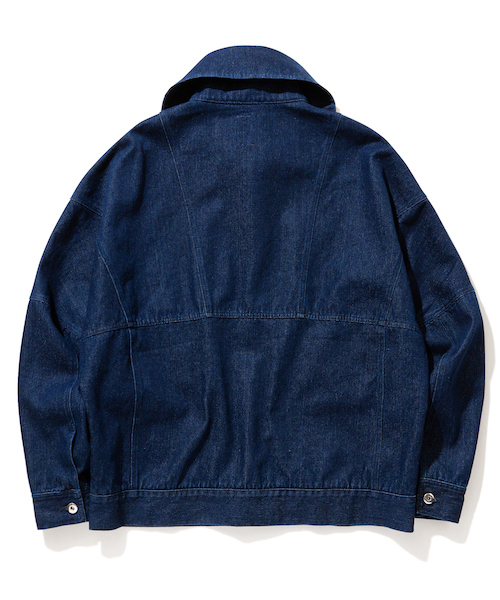 rehacer（レアセル） ジャケット Gジャン : High-necked Denim Jacket 