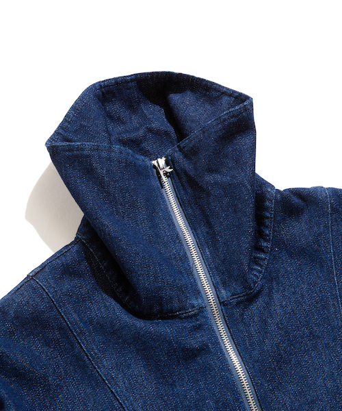 rehacer（レアセル） ジャケット Gジャン : High-necked Denim Jacket 