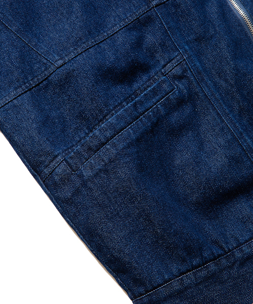 rehacer（レアセル） ジャケット Gジャン : High-necked Denim Jacket 