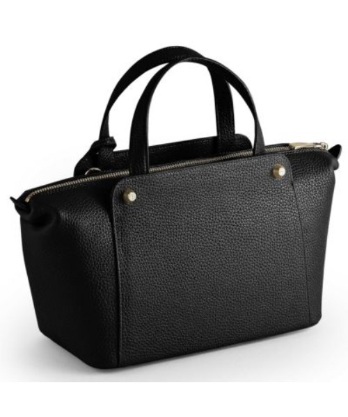 美品✨PELLE MORBIDA　VELA ヴェーラ　ハンドバッグ　シボ革　黒 PELLE MORBIDA ハンドバッグ VELA（ヴェーラ）手提げバッグ