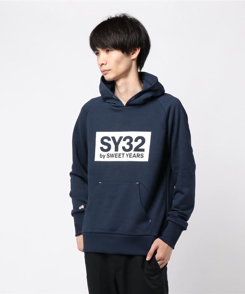 【希少】別注 SY32 by SWEET YEARS　パーカー　ブラック　3XL 別注】 大きいサイズ メンズ SY32 by SWEET YEARS フルジップ