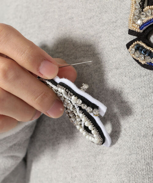 大特価格安 tシャツ PayPayモール店 - 通販 - PayPayモール Tシャツ FranCisT_MOR.K.S./フランシストモークス/BROOCH LS ZOZOTOWN 通販最安値