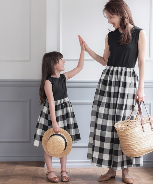ワンピース キッズ 親子お揃いチェックドッキングワンピ Zozotown Paypayモール店 通販 Paypayモール