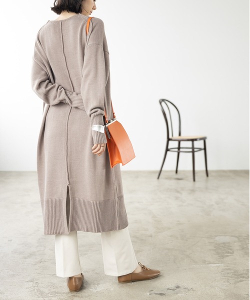 ワンピース バックスリットｖネックニットワンピース Zozotown Paypayモール店 通販 Paypayモール