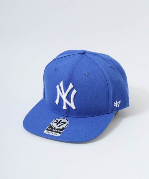【47 Brand】キャップ 帽子 ベースボールキャップ NY Yankees 47Brand キャップ 帽子 MLB公認 '47BRAND NY LA CAPTAIN