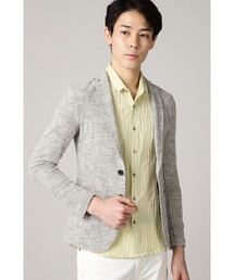 美品 High street LL サマーツイードジャケット BONOTTO HIGH STREET ジャケット テーラードジャケット STREET∴BONOTTO