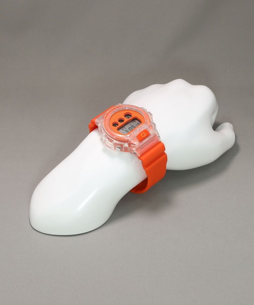 G-SHOCK Lucky DropシリーズDW-6900GL-4JR CASIO G-SHOCK DW-6900GL-4JR Lucky Drop Series Digital Watch Orange