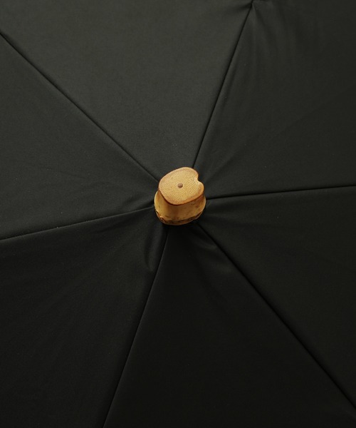 VIS（ビス） 折りたたみ傘 「晴雨兼用/遮光率100%」バンブーハンドル