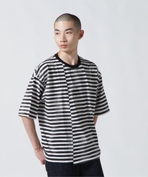 新品タグ付きMINEDENIM Hazy Border L/S T-SH XL MINEDENIM(マインデニム) - Hazy Border L/S T-SH – Area