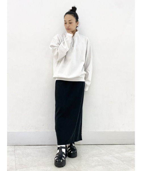 GAP トレーナー スウェット アーチロゴ ハーフジップスウェット
