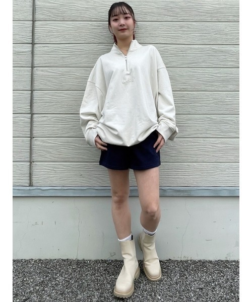 GAP トレーナー スウェット アーチロゴ ハーフジップスウェット