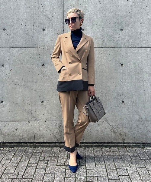 パンツ 美脚バイカラーパンツ レディース : ZOZOTOWN Yahoo!店 - 通販