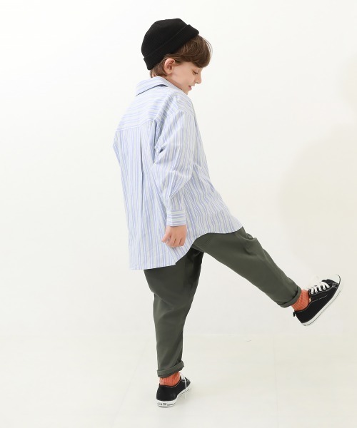 しゅうかページ devirock パンツ ツイル ペグトップパンツ キッズ 子供服 男の子