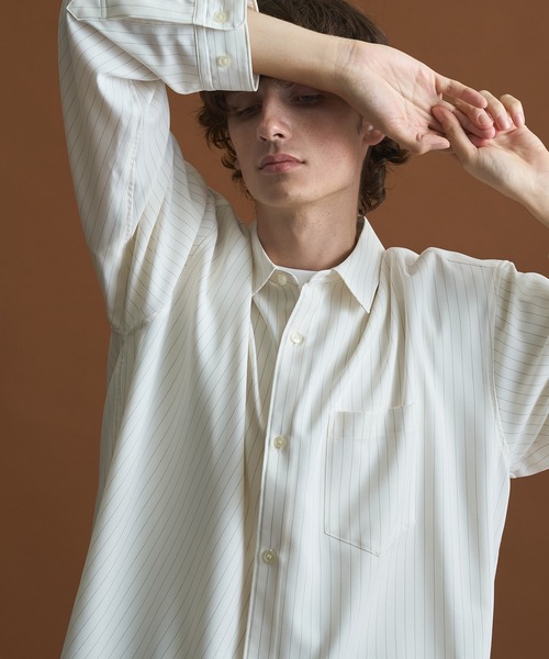 PUBLIC TOKYO コンフォートリラックスシャツ コンフォートリラックスシャツ(1 WHITE): : メンズ｜PUBLIC