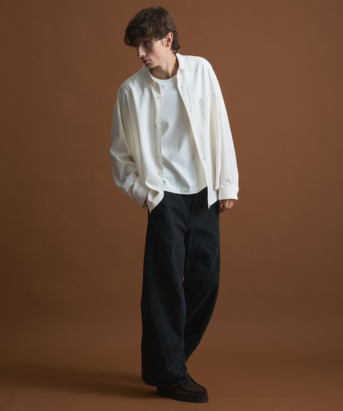 【美品】【PUBLIC TOKYO】コンフォートリラックスシャツ PUBLIC TOKYO シャツ コンフォートリラックスシャツ メンズ