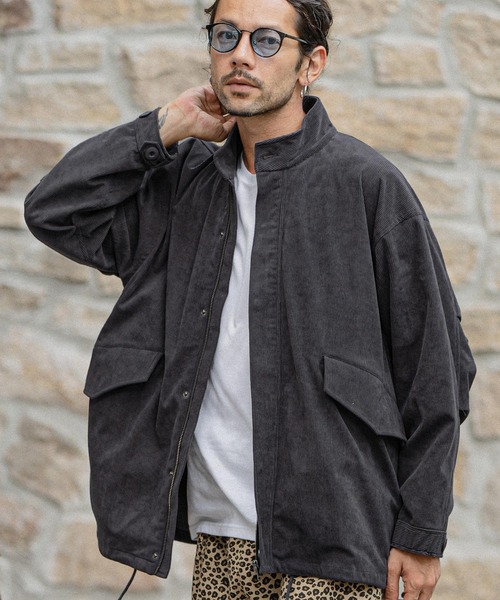 モラビト　ブルゾン MOZ FOREST LABEL バルーンスリーブ ロングブルゾン