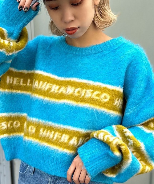 HELLO.SANFRANCISCO ニット セーター 「HELLO.SANFRANCISCO