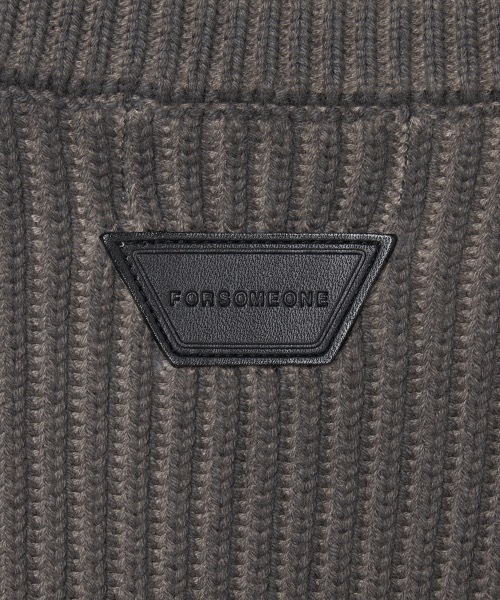 FORSOMEONE セーター ニット FADE KNIT SWEATER メンズ