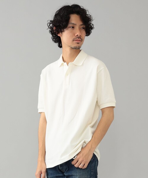 【新品】BEAMS F ビームス/ELACIO エラシオ カノコ ポロシャツ BEAMS F（ビームスF）ELACIO / カノコ ロングスリーブ