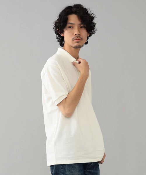 BEAMS F 半袖カノコポロシャツ/ブラウン/サイズ46/ビームス/イタリア製 BEAMS F 半袖カノコポロシャツ/ブラウン/サイズ46/ビームス