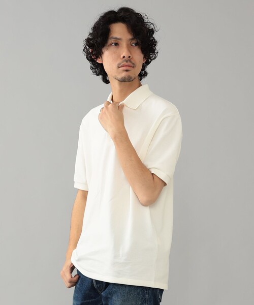 BEAMS F ポロシャツ ELACIO / カノコ メンズ : ZOZOTOWN Yahoo