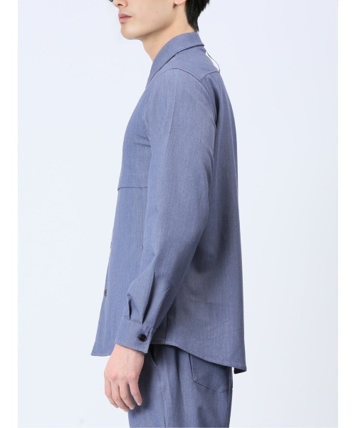 m.f.editorial（エムエフエディトリアル） シャツ 「ストレッチ」m.f.