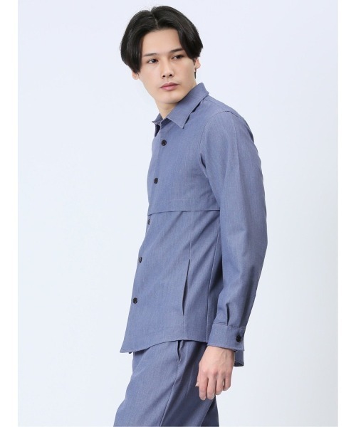 m.f.editorial（エムエフエディトリアル） シャツ 「ストレッチ」m.f.