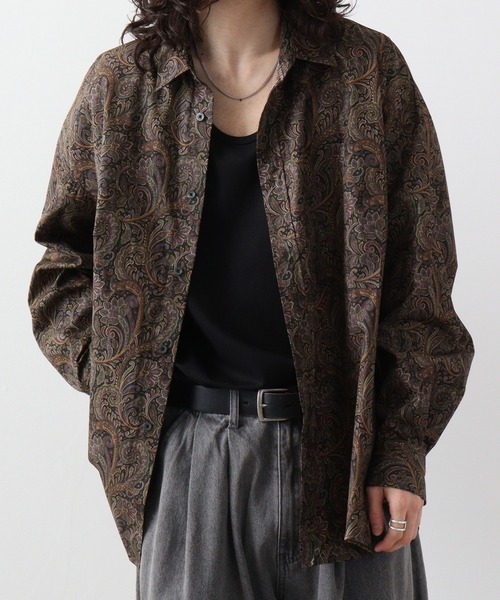 CIAO（チャオ） シャツ ペイズリービッグシャツ メンズ レディース