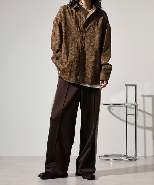 CIAO（チャオ） シャツ ペイズリービッグシャツ メンズ レディース