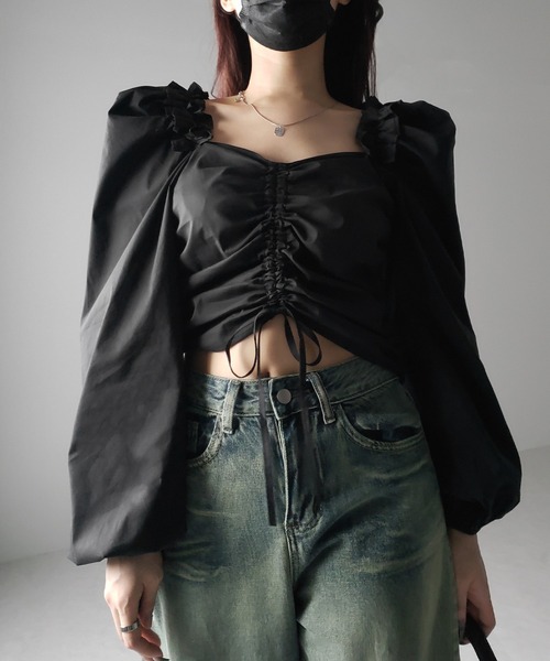 me+em select（ミームセレクト） ブラウス シャツ 「 オフショルに