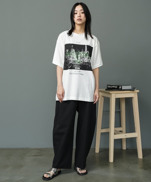 mili an deni（ミリアンデニ） tシャツ 半袖バンドT レディース