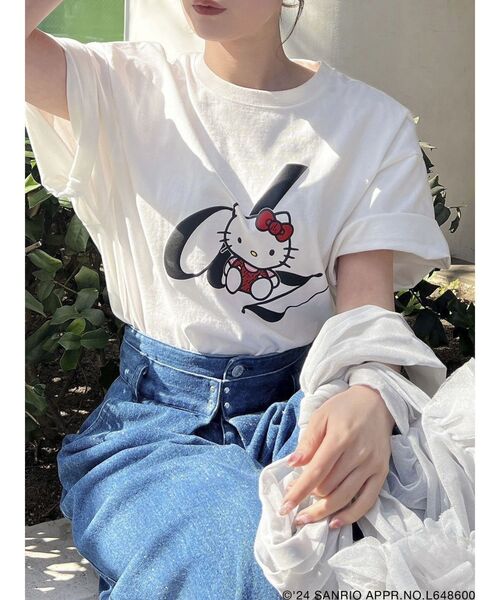 新品 ハローキティ Tシャツ レディース M ラメvivitex キティ レトロ Amazon | ハローキティ いちご ライトカラー Tシャツ | Tシャツ