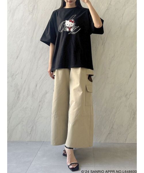 dazzlin tシャツ 「ハローキティコラボ」50周年T レディース