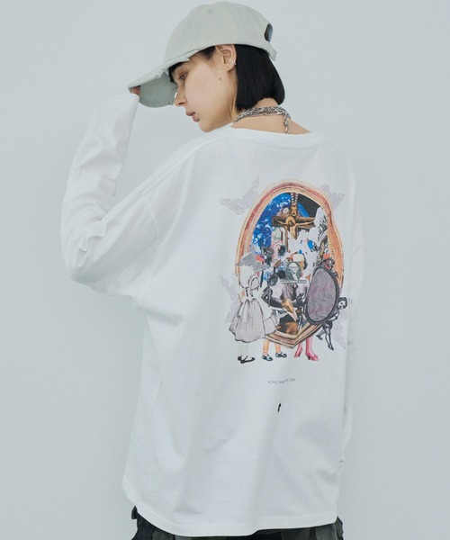AIVER（アイバー） tシャツ 岡本奇太郎×AIVER ワンダーランドロンTEE 