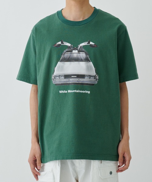 White Mountaineering デロリアン Tシャツ サイズ2 WHITE MOUNTAINEERING tシャツ DELOREAN T-SHIRT メンズ