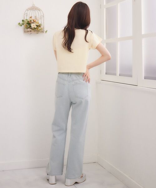 Emsexcite（エムズエキサイト） tシャツ catロゴプリントTEE