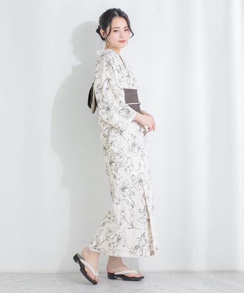 SOUBIEN（創美苑） 浴衣 2wayセパレート浴衣3点セット （上着＋