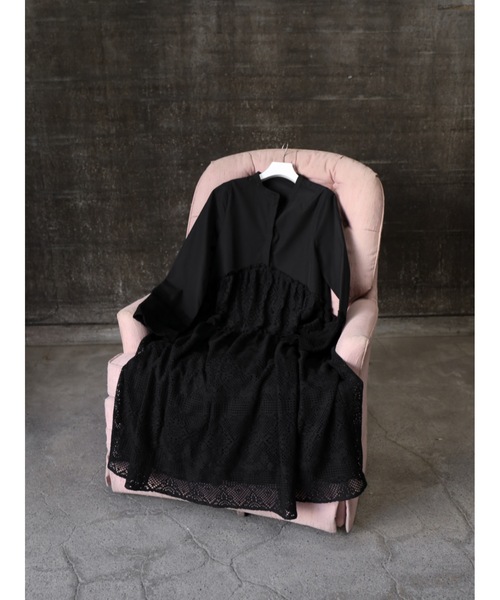 Katrin TOKYO ワンピース lace band collar tiered onepiece