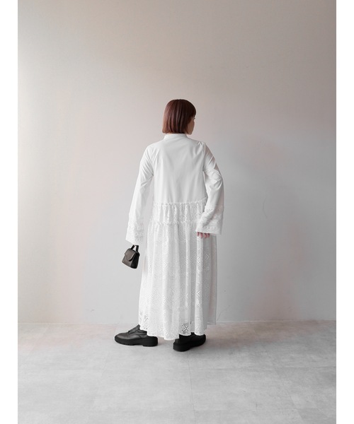 Katrin TOKYO ワンピース lace band collar tiered onepiece