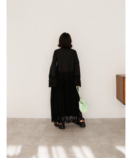 Katrin TOKYO ワンピース lace band collar tiered onepiece