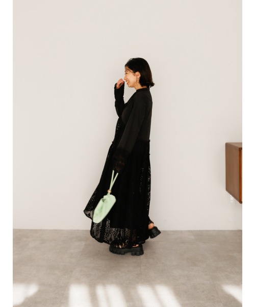 Katrin TOKYO ワンピース lace band collar tiered onepiece