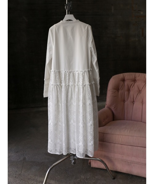 Katrin TOKYO ワンピース lace band collar tiered onepiece