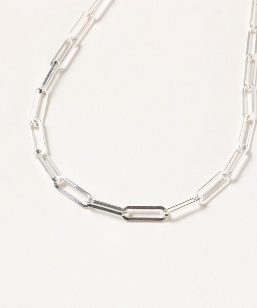ペーパー クリップ チェーン ネックレス シルバー silver925 3.5