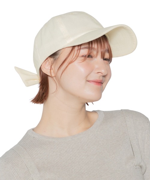 【未使用】エルメス　キャップ　帽子　コーデュロイ x 鹿革　フランス製 Simple Is Best！】☆エルメス☆キャップ マイルズ (HERMES